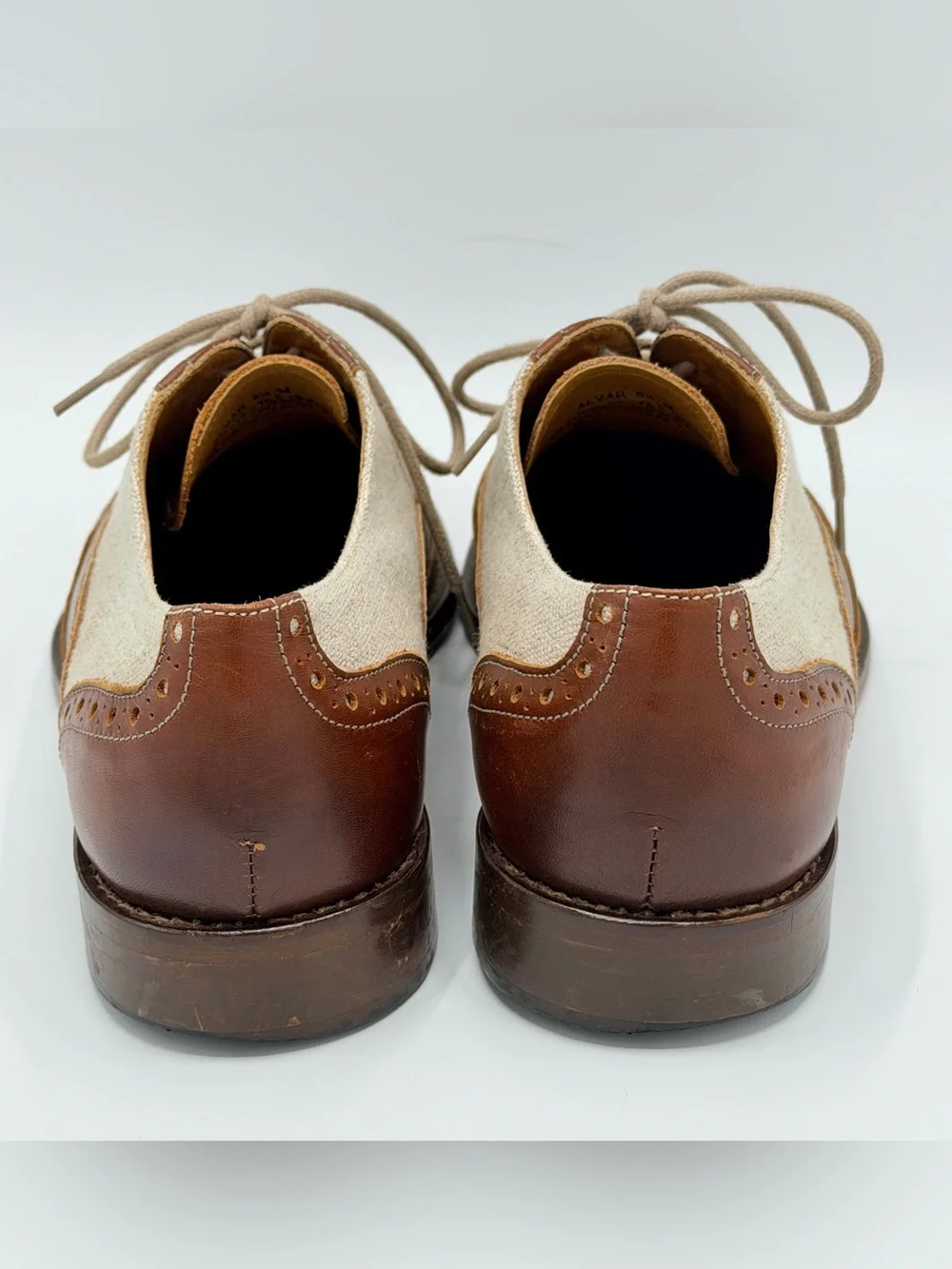 Bruno Magali Baroque Wingtip Oxfords, Men’s size 8.5, Made in Italy